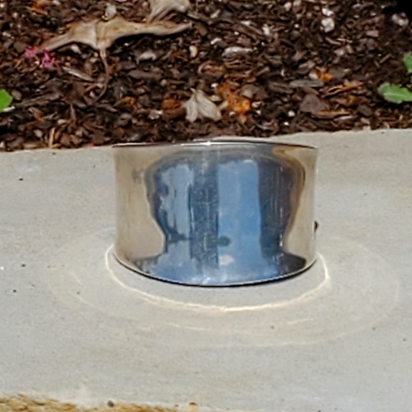 HOB Mexico 925 Large Concave Cuff Bracelet 31.3g - Picture 5 of 14